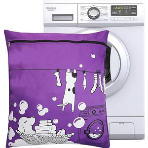 ถุงซักผ้าสัตว์เลี้ยง BSCI ยี่ห้อ Wheeky Pets ขนาด 29x31 นิ้ว พร้อมที่ดักขน สำหรับหนูตะเภา กระต่าย ผ้าปูที่นอน ผ้าฟลีซสำหรับหนูตะเภา ยี่ห้อ Midwest - Product Image 1