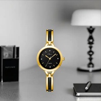 Montre à quartz de luxe pour femme, design unique, montre-bracelet décontractée, diamant, logo personnalisé, couleurs mélangées, acier inoxydable, style tendance