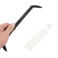 Kit de règle de mesure pour sourcils en forme d'arc et de flèche, outil de microblading pour studio PMU et académie de formation