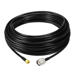 TNC SMA Cable 50 Ohm SMA Male To TNC Male Low Loss RG58 Coaxial Cable