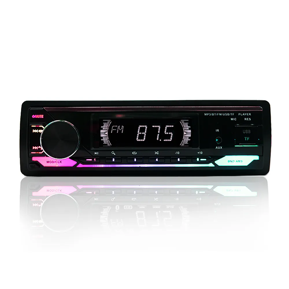 OEM dashboard araba stereo 1 din reproductor mp3 carro usb sd rohs ile araba şarjı araba mp3