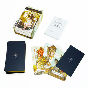 Jeu de cartes de tarot grand format avec logo personnalisé, guide inclus, boîtes imprimées en papier exquis, design personnalisable - Product Image 2
