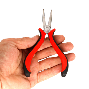 Hair Extension Plier Crochet <b>Hook</b> Metal <b>Tools</b> For Salon Use Professional Hair Extension Installation Chain Nose Plier For Hair - Product Image 1