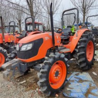 Tracteurs agricoles japonais 70hp Tracteurs agricoles KUBOTA 4x4 Tracteur à roues d'occasion à vendre