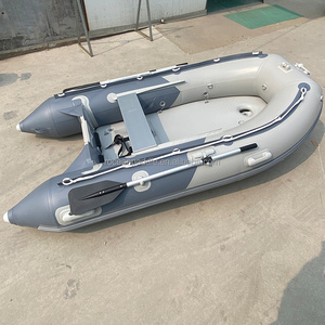 Bateaux à rames gonflables pliables de PVC avec le moteur hors-bord pour le stockage et le transport faciles - Product Image 5