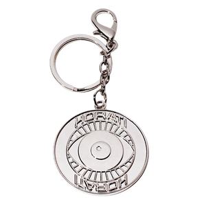 Etiquetas Decorativas de Aleación de <span class=keywords><strong>Zinc</strong></span> para Ropa, Fabricante de Etiquetas Redondas con Logotipo Plateado, Llaveros Metálicos con Gancho - Product Image 1