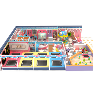 Parque Infantil Comercial de Alta Calidad para Interiores, con Tobogán Deportivo, Equipo para Centros Comerciales, Set de Juguetes para Niños y Corralito de Diseño - Product Image 1