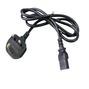 13A 220v BS Uk Electric Plug to iec c13 For Computer Extension Cords