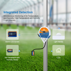 Sistem pemantauan lingkungan All-in-One | 8-in-1 Multi-Sensor | Pertanian, akuakultur, penggunaan rumah kaca