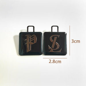 Boucles métalliques personnalisées pour sacs Raccords de quincaillerie personnalisés Accessoires de sac à main en cuir Pièces décoratives pour le design de mode - Product Image 3