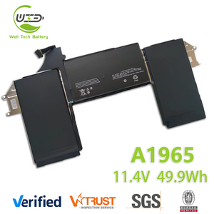<span class=keywords><strong>Batterie</strong></span> d'ordinateur portable de haute qualité d'usine A1965 pour <span class=keywords><strong>MacBook</strong></span> <span class=keywords><strong>Air</strong></span> A1932 2018-2019 A2179 2020 H1 4379mAh - Product Image 1