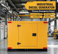 Groupe électrogène diesel silencieux COMLER 15 kW-20 kW, monophasé 220 V/230 V, portable pour camping-car, camping, ferme et petite entreprise