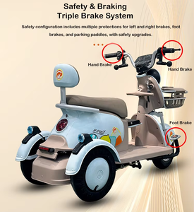 รถสามล้อผู้ใหญ่ลดราคาพิเศษ 3 ล้อ ยางใหญ่ มีหลังคา - Product Image 4