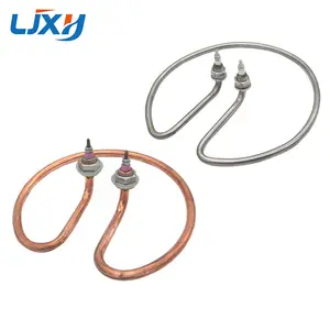 LJXH Electric Water Heating Tube for Open Bucket 304 Stainless Steel/Copper Pipe 220V 2KW/2.5KW/3KW Heater Element