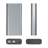 Batterie externe 20000mAh de haute qualité, grande capacité, portable, avec écran LED, charge en extérieur, prix bas pour Apple