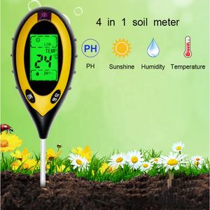 Testeur de sol numérique 4 en 1 avec écran LCD pour le pH, la température et la lumière du soleil pour l'entretien des plantes en intérieur et en extérieur - Product Image 2
