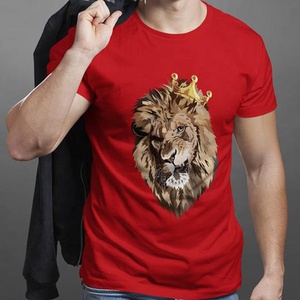 เสื้อยืดผู้ชายแบบคลาสสิก พิมพ์ลายดิจิตอล 3 มิติ ผ้าคอตตอนถัก 180gsm แบบสั่งทำพิเศษ - Product Image 3