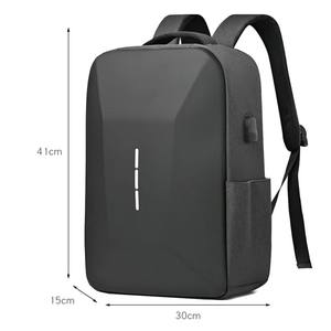 남성 휴대용 캐주얼 배낭 대용량 지퍼 Daypack 보안 암호 잠금 <span class=keywords><strong>USB</strong></span> 충전 포트 노트북 가방 방수 - Product Image 3