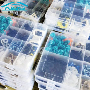 Kit de clips universels en plastique NBS pour réparation de pare-chocs, ailes et coffre de voiture - Product Image 1
