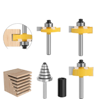 Dapat disesuaikan 1/4 ''panjang Router lurus bit & CNC control End Mill untuk Pertukangan Kayu & pintu ukiran