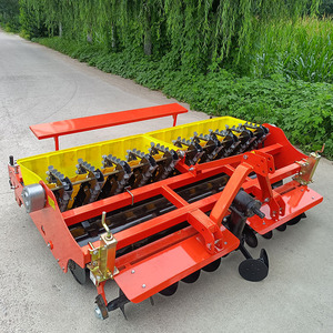Nueva Sembradora Manual de 10 Líneas para <span class=keywords><strong>Ajo</strong></span>, Accionada por Tractor Agrícola, con Caja de Cambios de Precisión, Alta Productividad - Product Image 1