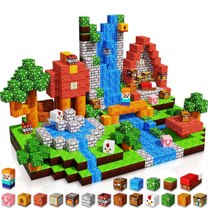 Bloques de Construcción Magnéticos para Niños, Juguetes Sensoriales y Juegos de Aprendizaje, Regalos Creativos, <span class=keywords><strong>Juego</strong></span> de Bloques Magnéticos para Niños de 3 Años en Adelante - Product Image 1