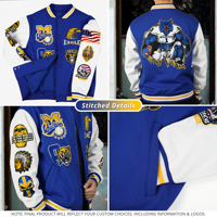 Fabricant de vestes de mode personnalisées de haute qualité, lettres brodées personnalisées, logo, vestes de baseball pour hommes, vestes varsity