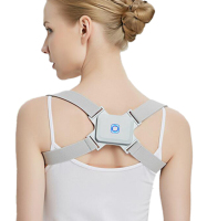 Nouveau Correcteur de Posture Électronique Intelligent et Réglable, Respirant et Portable, avec Rappel par Vibration pour le Soutien Lombaire