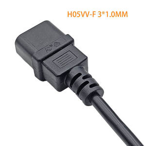 Factory Custom IEC C13 to C14 <b>Power</b> Cord Female Male <b>Power</b> <b>Cable</b> Cord for Home Appliance - Product Image 4