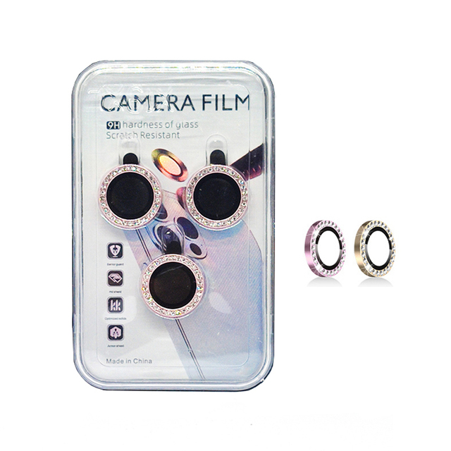 Premium HD Camera Lens Protector for iPhone 15 14 13 12 Pro Max Metal Camera Lens Ring Protector Camera Screen Cover Film