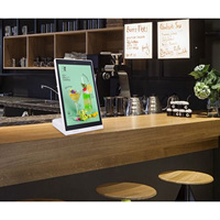 2025 tablette Android personnalisée en forme de L 10.1 pouces conception mince IP65 étanche avec Poe RJ45 pour pompe à carburant de station-service