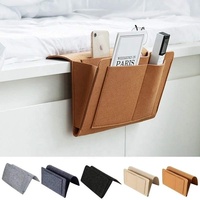 Filz Nachttisch Aufbewahrung tasche Organizer Bett Schreibtisch Tasche Sofa TV Fernbedienung Hängende Caddy Couch Aufbewahrung organisator Bett halter Taschen