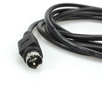 Anpassbares Mini-DIN-3-Pin-auf-offenes-Ende 18AWG-Stromkabel für POS-SYSTEM-Drucker