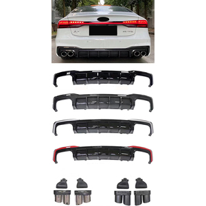 A7 Sline S7 C8(2019-2024) Reemplazo del difusor trasero de estilo <span class=keywords><strong>AS7</strong></span> Precio de fábrica OEM C8 RS7 Difusor trasero de Estilo negro para Audi A7 S7 C8 - Product Image 1
