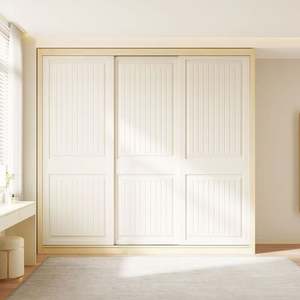 Armoire de garde-robe en bois professionnelle conçoit des armoires de chambre modernes - Product Image 1