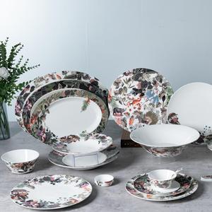 PITO Nouveau design d'assiettes à dîner en céramique <span class=keywords><strong>porcelaine</strong></span> d'os assiette en <span class=keywords><strong>porcelaine</strong></span> plat en céramique assiette <span class=keywords><strong>de</strong></span> <span class=keywords><strong>service</strong></span> - Product Image 5