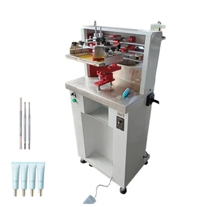 Điện xi lanh nhỏ Màn hình máy in cho bề mặt cong nhựa Ống ThủY Tinh chai cup mỹ phẩm container máy in - Product Image 1