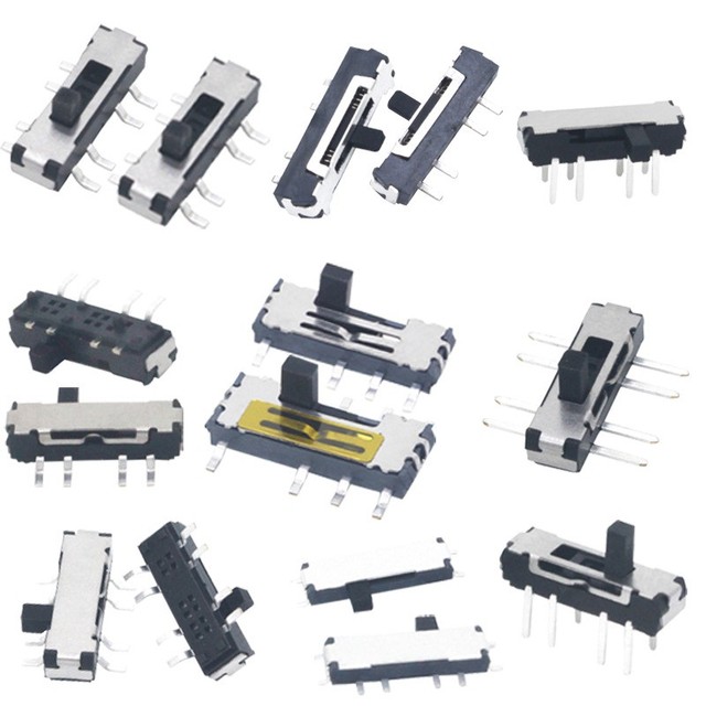 2P3T Slide Switch 8 Pin T60 Slide Switch SMD for Speaker Electronic Components