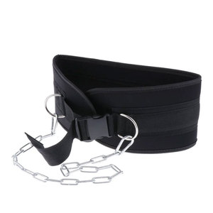 High Training Fitness Unisex Nylon Dipping <b>Belt</b> for Weightlifting Custom Logo Hot Sales Made in Pakistan - Product Image 3