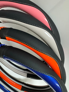 Cubierta de <span class=keywords><strong>volante</strong></span> de cuero Pu 38cm productos de coche para <span class=keywords><strong>Hyundai</strong></span> <span class=keywords><strong>Tucson</strong></span> Vesta Kona I40 I10 Elantra Accent Car Saet Covers - Product Image 3