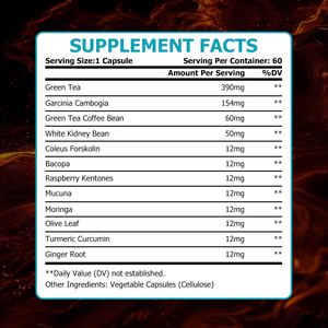 Cápsulas Quemagrasas Premium Más Vendidas para Mujeres con Suplemento de Garcinia Cambogia, Apoyo para la Función Cerebral y la Salud del Corazón - Product Image 3