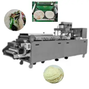 Customized services round chapati dish pita motif production line arabic pita bread making machine