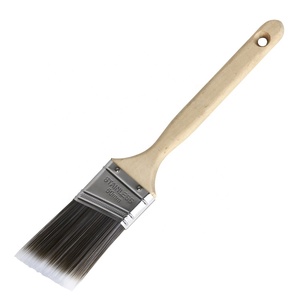 Industrial DIY Grade Sash Paint <b>Brush</b> Hot Sale White Brown Tapered Synthetic Filament Stainless Steel Bristle Material Cleaning - Product Image 2