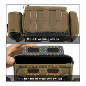 Arnés de Pecho para Binoculares, Resistente, Impermeable, con Cierre de Cremallera, Diseño con Letras, para Caza y Senderismo, con Bolsillo para Telémetro - Product Image 3