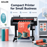 Impresora Eco Solvente Compacta GCLOR Easyjet 701 702 de 650 mm con 1 o 2 Cabezales Epson F1080 I3200 para Impresión de Vinilos Adhesivos