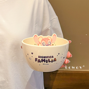 Vaisselle <span class=keywords><strong>Disney</strong></span> Cartoon 400ml, bols en céramique mignons, accessoires de cuisine pour enfants, usage domestique, cadeaux et usage scolaire - Product Image 2