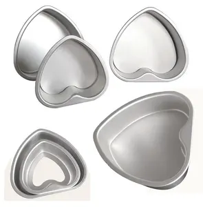 High Quality Aluminum 9 " Heart Shaped Cake Pan Cake Tins For Baking
