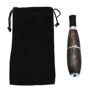 Pipa para fumar de madera maciza hecha a mano con nuevo diseño de Torpedo, accesorios de tabaco de pipa reutilizables portátiles a prueba de viento - Product Image 2