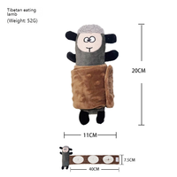 Jouet à mâcher en peluche de coton renforcé, écologique, extrêmement durable, nettoyage des dents, interactif pour les mâchoires agressives, intérieur/extérieur