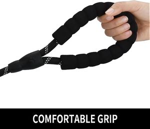 Fast Delivery Rope Dog Leash 6 FT with Comfortable <b>Padded</b> Handle Highly Reflective Threads Dog Leash for Medium Large Dogs Leach - Product Image 2